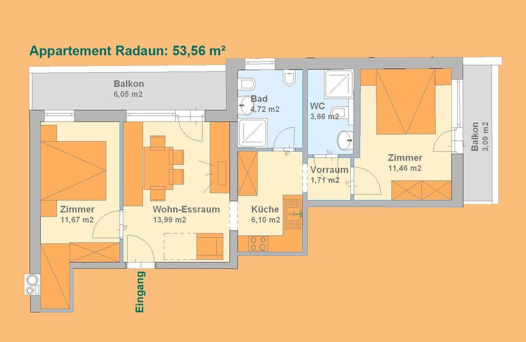 Sonnseitn Appartements 菲根 外观 照片